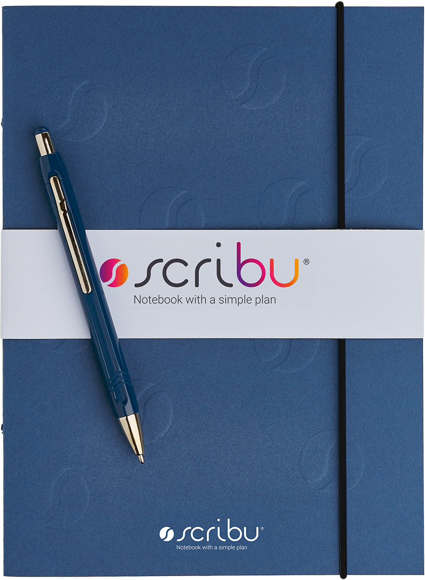 scribu Business Notizbuch Single Bundel Magical Blue